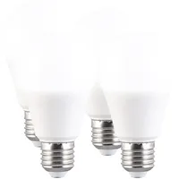 Luminea 4er-Set LED-Lampen E27 9W (ers. 75W) 3-stufig dimmbar