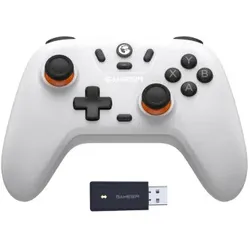 GameSir T4 Nova Lite Domino Weißer Multiplattform-Gamecontroller mit Tri-Mode-Konnektivität