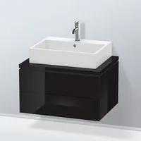 Duravit L-Cube Waschtischunterschrank, 2 Auszüge, LC581604040,