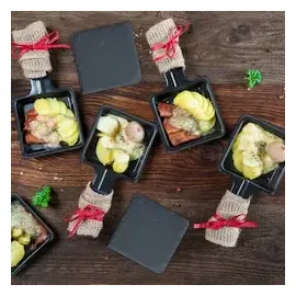 Relaxdays Untersetzer, 20er Set, eckige Glasuntersetzer, 10x10 cm, Raclette- & Getränkeuntersetzer, anthrazit