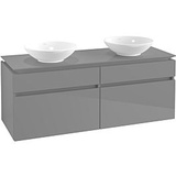 Villeroy & Boch Legato Waschtischunterschrank für zwei Waschbecken | 4 Auszüge | Breite 1400 mm##Ohne Für Collaro (560 x .. B59200FP