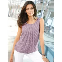 Witt Weiden Blusentop in rosenholz-weiß-gemustert | Gr.: 48