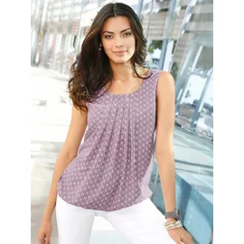 Witt Weiden Blusentop in rosenholz-weiß-gemustert | Gr.: 48