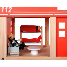 Small Foot Company Puppenhaus Große Feuerwache mehrfarbig 12703