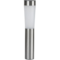 Grundig LED Solar Lampe, Stahl, silber, 7.5 x 7.5 x 56 cm, 89643