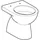 Geberit Renova Stand-WC mit WC-Sitz Weiß KeraTect