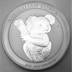 Silbermünze 1kg Koala 2020 (Australien)