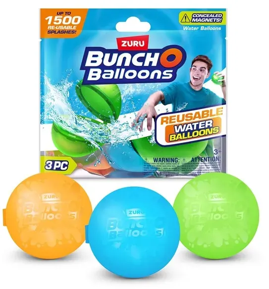 Reusable Magnetic Water Balloons 3-pack