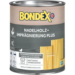 Bondex Nadelholz-Imprägnierung Plus Farblos, 0,75 Liter, Holzschutzgrundierung für außen, Holzschutz