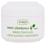 Ziaja Olive Face Cream Light Formula Nährende ultraleichte Creme für normale und trockene Haut 50 ml für Frauen