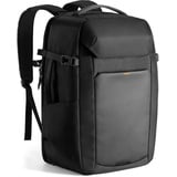 Inateck 38L Reiserucksack TSA-freundlich Handgepäck Rucksack Damen Herren Laptop-Rucksack für 17 Zoll Laptop, Flug Genehmigt Wasserabweisend Kabinenrucksack mit separatem Schuhfach, Schwarz