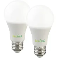 Luminea 2er-Set LED-Lampen mit Radar-Sensor, E27, 12 Watt, 1.150 lm, F, 6500 K