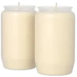 Papstar Kompositions-Öl-Lichte Ø 5,8 cm, 9,6 cm transparente Hülle