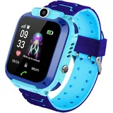 PTHTECHUS Kinder Intelligente Uhr Wasserdicht, Smartwatch LBS Tracker mit Kinder SOS Handy Touchscreen Spiel Kamera Voice Chat Wecker für Jungen Mädchen Student Geschenk