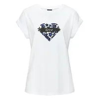 LASCANA Print-Shirt Damen weiß Gr.36/38