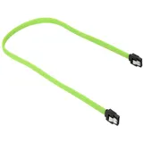 Sharkoon Sata III Kabel sleeve - grün, 60 cm