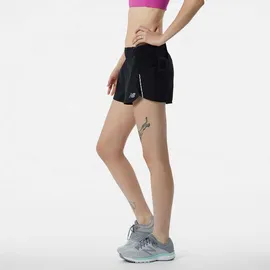New Balance Impact Run Damen Laufshorts (Schwarz L