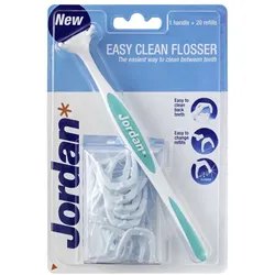 Jordan Miracle Flosser Zahnseide Hilfe + 20 Refills