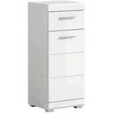 VCM Scout Badschrank 1 Tür, 1 Schublade Weiß