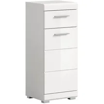 VCM Scout Badschrank 1 Tür, 1 Schublade Weiß