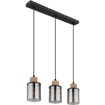 GLOBO Reid 3-flg. 10 cm rund schwarz matt