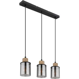 GLOBO Reid 3-flg. 10 cm rund schwarz matt