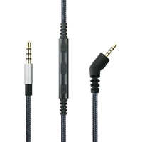 FeiYen Ersatzkabel für Bose QuietComfort 3 / QC3 Kopfhörer, Kabel mit Fernbedienung für Lautstärkeregler und Mikrofon kompatibel mit iPhone