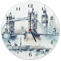 Speecheese Wahrzeichen London Wanduhr aus Alu Big Ben Tower