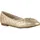 VAN HILL Damen Klassische Ballerinas in Gold