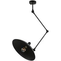 Licht-Erlebnisse Melos 1 E27 rund Metall schwarz