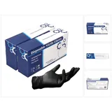 Toolbrothers Nitril Einweg Handschuhe in Spenderbox Schwarz / Black 200 Stück Größe L / Large - nicht Steril