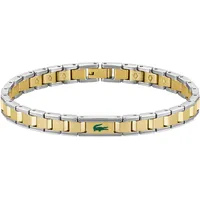 Lacoste Metropole Edge Gliederarmband Edelstahl/Emaille 2040586 Größe 19 cm