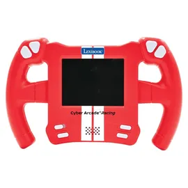 Lexibook Lexibook, Cyber Arcade Racing, Bewegungsgesteuerte Rennkonsole, 30 Renn-, Action- und Puzzlespiele, Steuerung durch Neigen, Rot, JL3150