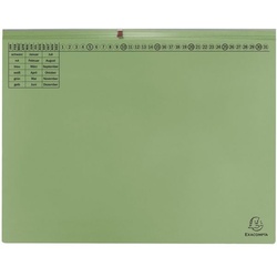 EXACOMPTA 25er-Pack Hängehefter »Exaflex« 2x Amtsheftung grün, 31.6x26.5 cm