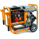KnappWulf KW5500-3 Diesel Stromerzeuger 5000Watt Notstromaggregat Generator Stromgenerator Orange
