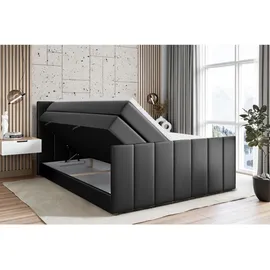 altdecor Moeti-Z King 160 x 200 cm H3/H4 Schwarz Hochglanz