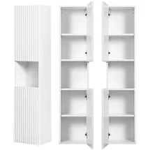 Lomadox - Hochschrank weiß NEWPORT-56-WHITE