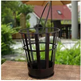 Antikas Feuereimer im modernen Design, Feuerkorb fürs Gartenfest