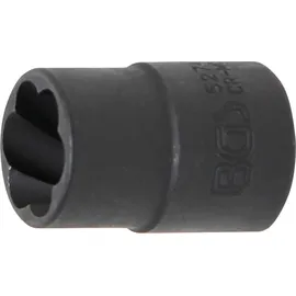 BGS Spiral-Profil-Steckschlüsseleinsatz / Schraubenausdreher 10 mm (3/8) SW 14 mm