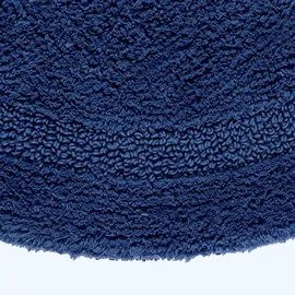 Homescapes Badematte Dunkelblau Ø 80 cm