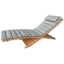 LECO Grazia Sonnenliege 168 x 53 x 62 cm Grau