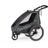 Qeridoo QUPA 1 Kinderanhänger grau 2023