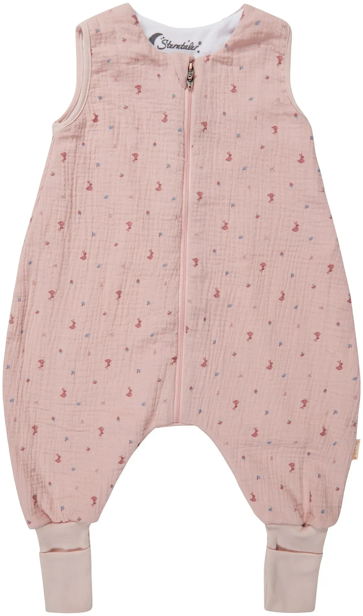 Sterntaler Ganzjahres-Sleepoverall Musselin 1.0 TOG, rosa, 68