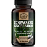Scheunengut Scheunengut® Schwarzer Knoblauch | 25:1 Extrakt mit natürlichem S-Allylcystein, Allicin & Alliin 180 St