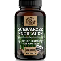 Scheunengut Scheunengut® Schwarzer Knoblauch | 25:1 Extrakt mit natürlichem S-Allylcystein, Allicin & Alliin 180 St