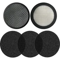 Ciarra CBCF008S Filter-Set Zubehör für VMPHP01,VMPHW01,VMPHB01,VMPHL01, Inkl.3x Aktivkohlefilter,1x Aluminium-Fettfilter,1x Polymerfilter - Bunt