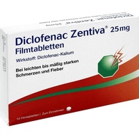 Zentiva Pharma GmbH DICLOFENAC Zentiva 25 mg Filmtabletten 10