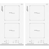 Kaiser Küchengeräte Induktions-Kochfeld Grand CHEF, KCT 3726 FIW/ 2x Domino Induktionskochfeld 60 cm gesamt weiß