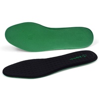 Knixmax Einlegesohlen für Arbeit - PU Foam Schuheinlagen Weich Komfort Einlagen Dämpfung Ideal für Arbeitsschuhe, Wanderschuhe, Sneaker - Schwarz-Grün Gr.47 - 47
