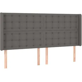 vidaXL Boxspringbett 160 x 200 cm Grau